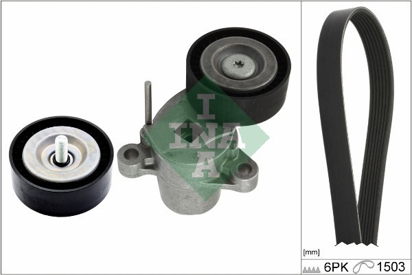 INA 529 0338 10 Set curea transmisie cu caneluri