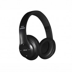 Casti Radio/MP3/TF/mic compatibile cu Bluetooth P15 Negre foto