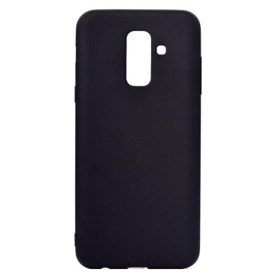 Husa SAMSUNG Galaxy A6 Plus 2018 - Luxury Slim Soft Magnetic TSS, Negru foto
