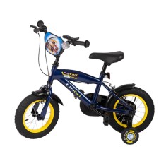 Bicicleta 14 inch, paw patrol, roti ajutatoare, far si stop, cadru otel, inaltime reglabila, v-brake, scut frontal MultiMark GlobalProd foto