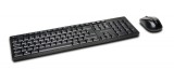 KIT wireless Kensington, &quot;Profit Low-Profile&quot;, tastatura wireless 104 taste + mouse wireless 1200dpi, 3 butoane, rotita scroll, negru, &quot;K75230UK&quot; (tim