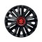 Set 4 capace roti Negre Cu Inel Rosu Royal R16 Compatibil Cu Suzuki