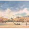 SV * BUCURESTI * PALATUL REGAL * Circulata 1917 (tip Litho) * 2 Stampile Front WWI