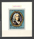 Romania.1973 300 ani nastere Principele D.Cantemir-Bl. YR.550, Nestampilat