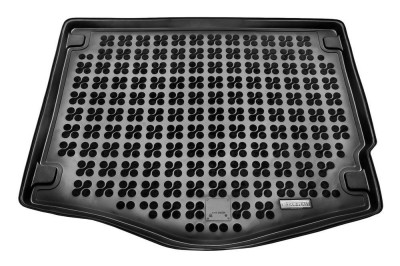 Covor Tavita Portbagaj Premium Ford FOCUS III Hatchback, cu roata rezerva mica 2011 - 2018 foto