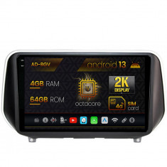 Navigatie Hyundai Santa Fe (2018-Prezent), Android 13, V-Octacore 4GB RAM + 64GB ROM, 9.5 Inch - AD-BGV9004+AD-BGRKIT223