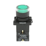 Buton indicator LED verde cu rezistenta integrata 1NO, 24V LAY5 Breckner Germany