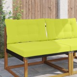 vidaXL Perna pentru canapea de exterior 2 pcs Verde Poliester 900902