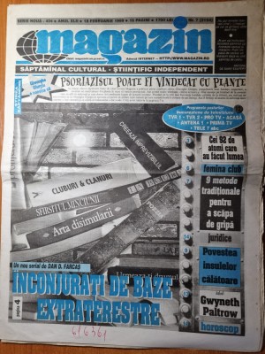 magazin 18 februarie 1999-art gwyneth paltrow,oscar de la hoya,m. philippoussis foto