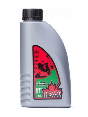 Ulei pentru motoare in doi timpi 2T HEXOL MOTO&amp;amp;GARDEN flacon 0.6 Litri - HEXOL-100108-m1 foto