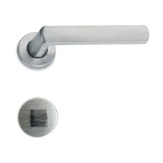 M&acirc;ner pentru uși de interior - M1070 - crom satin cu rozetă WC