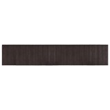 Cumpara ieftin Covor dreptunghiular, maro inchis, 60x300 cm, bambus