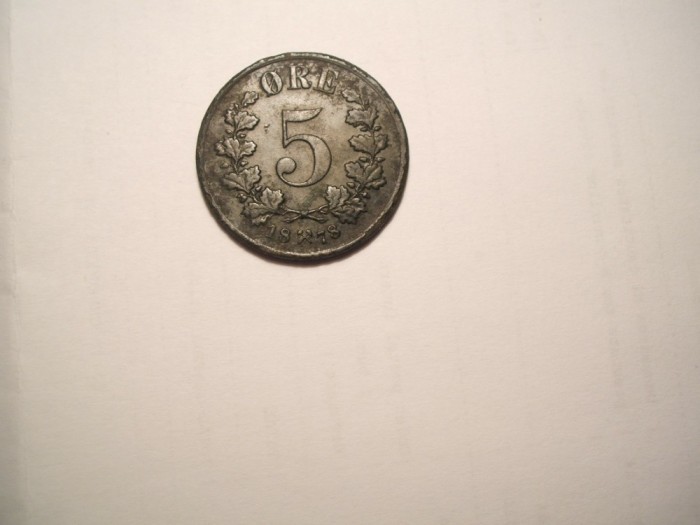 NORVEGIA 5 ORE 1878