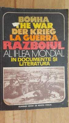 Razboiul al II-lea Mondial in documente si literatura foto