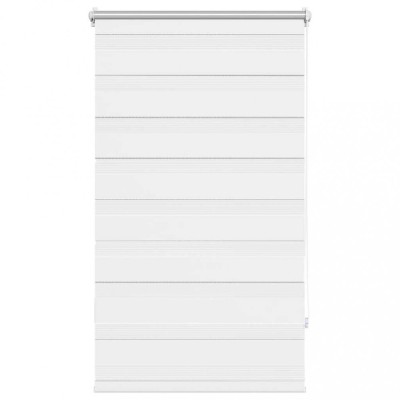 Jaluzea tip zebra, 90 x 150 cm, alb foto