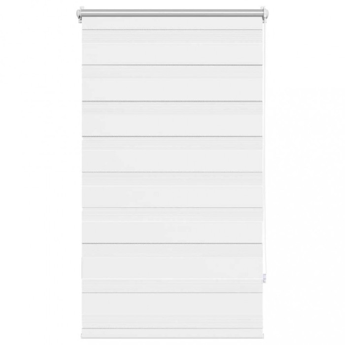 Jaluzea tip zebra, 90 x 150 cm, alb