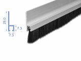 Banda cu perii 20 mm cu profil din aluminiu 1m, Delock 66649