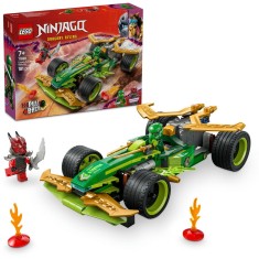 LEGO&reg; Ninjago - Masina de curse cu motor cu arc a lui Lloyd 71828, 181 piese