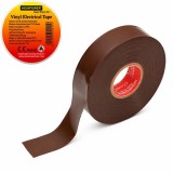 Banda izolatoare maro vinil 19mm x 20m Premium Super Power 33+ HighPower