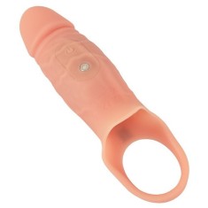 Mansoane pentru penis - Realistixxx Manson Realist cu Capat Inchis si Vibratii Ingroasa Penisul Mentine Erectia