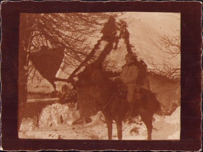 HST P746 Poză ofițer austro-ungar călare foto