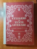 Culegere de texte literare pentru clasele 5-8 din anul 1983