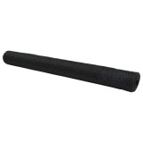 VidaXL Gard hexagonal Gri 1 x 100 m Oțel