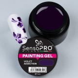 Cumpara ieftin Gel UV Pictura Unghii Violet Addiction 5ml, SensoPRO Milano