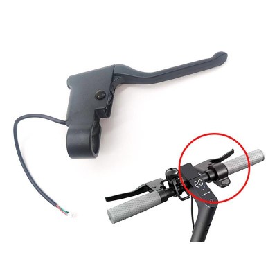 Manetă de fr&amp;acirc;nă - dreapta, pentru trotineta electrică Xiaomi, cu senzor hall, fără tensor, conector JST ZH | Motorevolution foto