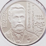 627 Polonia 10 zlote 2008 Bronisław Piłsudski km 649 UNC argint, Europa