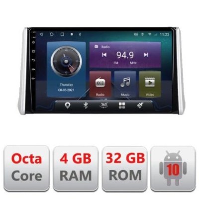 Navigatie Toyota Rav4 2018- C-RAV4 Octa Core cu Android Radio Bluetooth Internet GPS WIFI 4+32GB v1 CarStore Technology foto