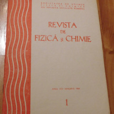 Revista de fizica si chimie Nr. 1 din 1984