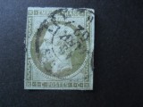1853/1861 FRANTA NAPOLEON III,1C STAMPILAT