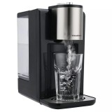 Dozator pentru apă calda, dozator cu fierbător, capacitate rezervor 2,2 litri, 2600 W, control al temperaturii 45-100&deg;C, negru-argintiu, Klausberg
