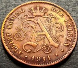 Cumpara ieftin Moneda istorica 2 CENTIMES - BELGIA, anul 1911 *cod 2345 - DER BELGEN, Europa