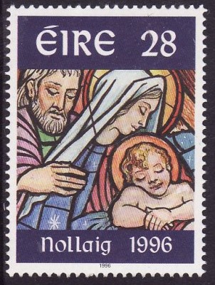 Irlanda 1996 - Craciun 1v.neuzat,perfecta stare(z) foto
