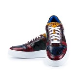 Sneakers barbati colorati din piele SK17