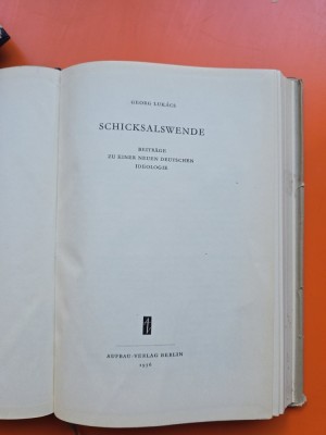 Schicksalswende - Georg Luk&amp;aacute;cs foto