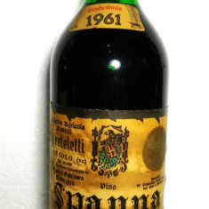 n. 58 -vin ROSU SPANNA, CASTELLO DI LOZZOLO. , cl 72 gr 13 recoltare 1961