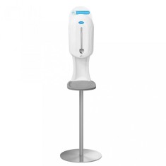 Dozator cu senzor pentru dezinfectant lichid din ABS 1000 ml, cu stand din inox