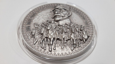 Medalie lingou argint investitie 166 grame 1 Decembrie foto