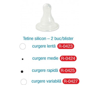 Tetine rot sili larga 2buc foto