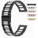 Curea otel inoxidabil compatibila cu Apple Watch 10, 46mm, Onyx Silver