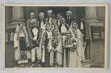 TINERI ROMANI IN COSTUME POPULARE , IN MILANO , POPOLO D &#039; ITALIA , FOTOGRAFIE TIP CARTE POSTALA , 19 APRILIE , 1939