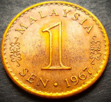 Cumpara ieftin Moneda 1 SEN - MALAEZIA, anul 1967 * cod 3321 A, Asia