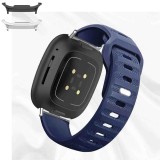 Curea din silicon compatibila cu Samsung Galaxy Watch9 44mm/40mm, Samsung Galaxy Watch 8 44mm/40mm, Cerulean Blue