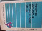 Metode, tehnici si procedee in cercetarea pedagogica 1972
