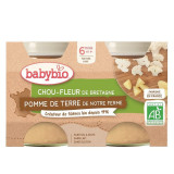 Piure din conopida si cartofi, 2x130g, Babybio