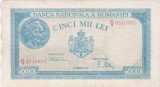 Bancnotă Rom&acirc;nia 5000 lei 20 decembrie 1945, seria C/9 0319831
