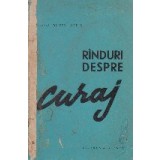 Rinduri despre curaj